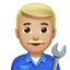 Man Mechanic, Medium-light skin tone