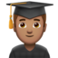 Man Student, Medium skin tone