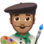 Man Artist, Medium skin tone