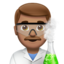Man Scientist, Medium skin tone