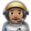 Man Astronaut, Medium skin tone
