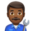 Man Mechanic, Medium-dark skin tone