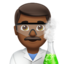 Man Scientist, Medium-dark skin tone