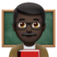 Man Teacher, Dark skin tone