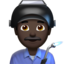 Man Factory Worker, Dark skin tone