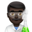 Man Scientist, Dark skin tone