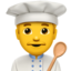 Man Cook emoji, Apple design