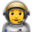Download Man Astronaut emoji, Apple style