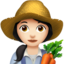 Woman Farmer, Light skin tone