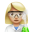 Woman Scientist, Medium-light skin tone