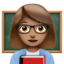 Woman Teacher, Medium skin tone