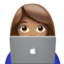 Woman Technologist, Medium skin tone