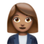 Woman Office Worker, Medium skin tone