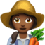 Woman Farmer, Medium-dark skin tone