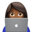 Woman Technologist, Medium-dark skin tone