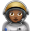 Woman Astronaut, Medium-dark skin tone