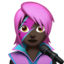 Woman Singer, Dark skin tone