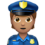 Police Officer, Medium skin tone