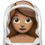 Woman with Veil, Medium skin tone