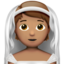Person with Veil, Medium skin tone