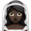 Woman with Veil, Dark skin tone