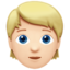 Person: Blond Hair, Light skin tone