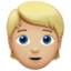 Person: Blond Hair, Medium-light skin tone