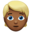 Person: Blond Hair, Medium-dark skin tone