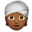 Person Wearing Turban, Medium-dark skin tone