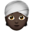 Person Wearing Turban, Dark skin tone