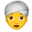 Download Woman Wearing Turban emoji, Apple style