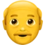 Old Man emoji, Apple design