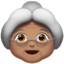 Old Woman, Medium skin tone