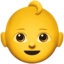 Baby emoji, Apple design