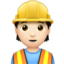 Construction Worker, Light skin tone
