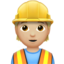 Construction Worker, Medium-light skin tone