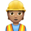 Construction Worker, Medium skin tone
