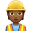 Construction Worker, Medium-dark skin tone