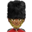 Man Guard, Medium-dark skin tone