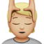 Person Getting Massage, Medium-light skin tone