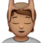 Person Getting Massage, Medium skin tone