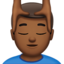 Man Getting Massage, Medium-dark skin tone