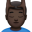 Man Getting Massage, Dark skin tone