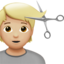 Person Getting Haircut, Medium-light skin tone