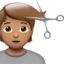 Person Getting Haircut, Medium skin tone