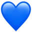 Blue Heart on Apple