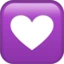 Heart Decoration emoji, Apple design