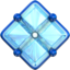 Diamond with a Dot emoji, Apple design