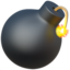 Bomb emoji, Apple design