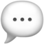 Speech Balloon emoji, Apple design
